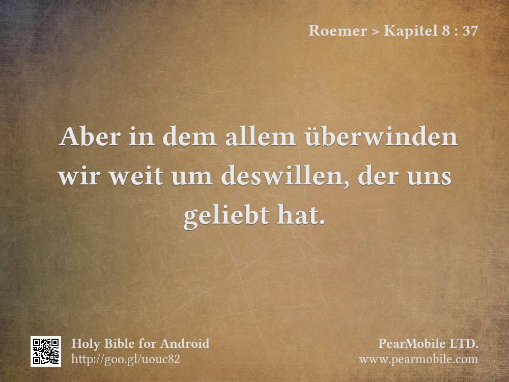 Roemer, Kapitel 8:37